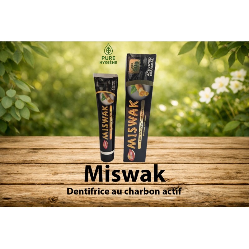 Dentifrice au charbon actif