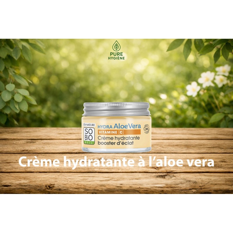 Crème hydratante à l'aloe vera