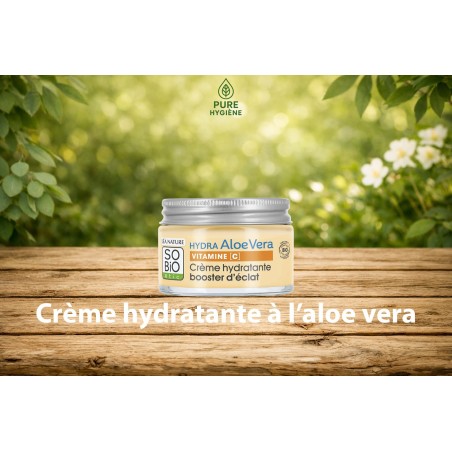 Crème hydratante à l'aloe vera